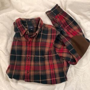JCrew long sleeve flannel. Used in good condition. Medium.